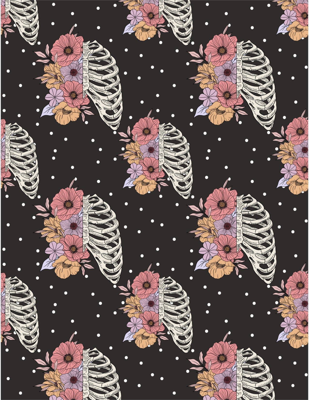 Floral Skeleton