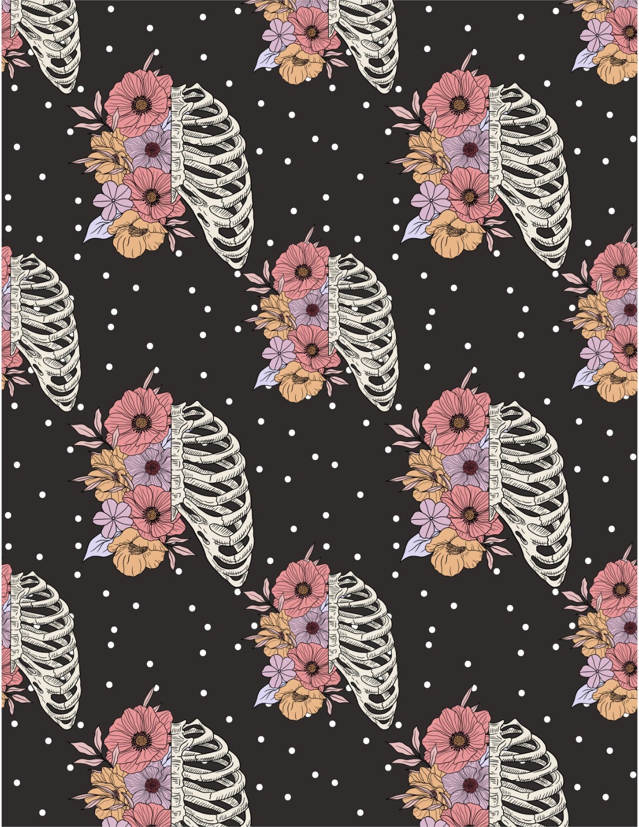 Floral Skeleton