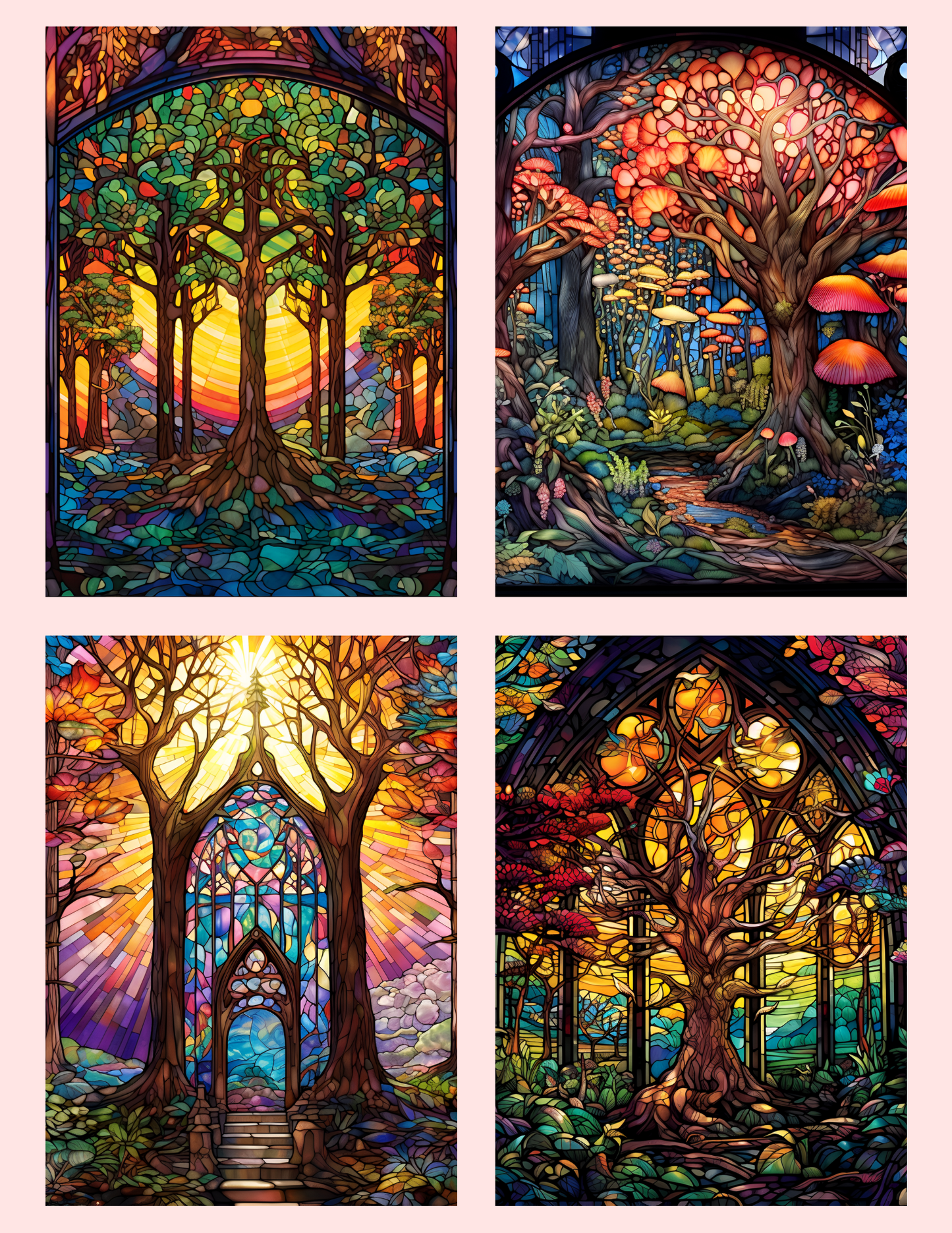 Forest Stained Glass