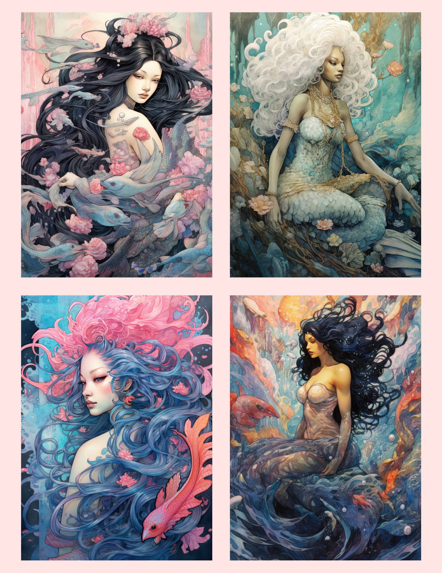 Mermaid Portraits