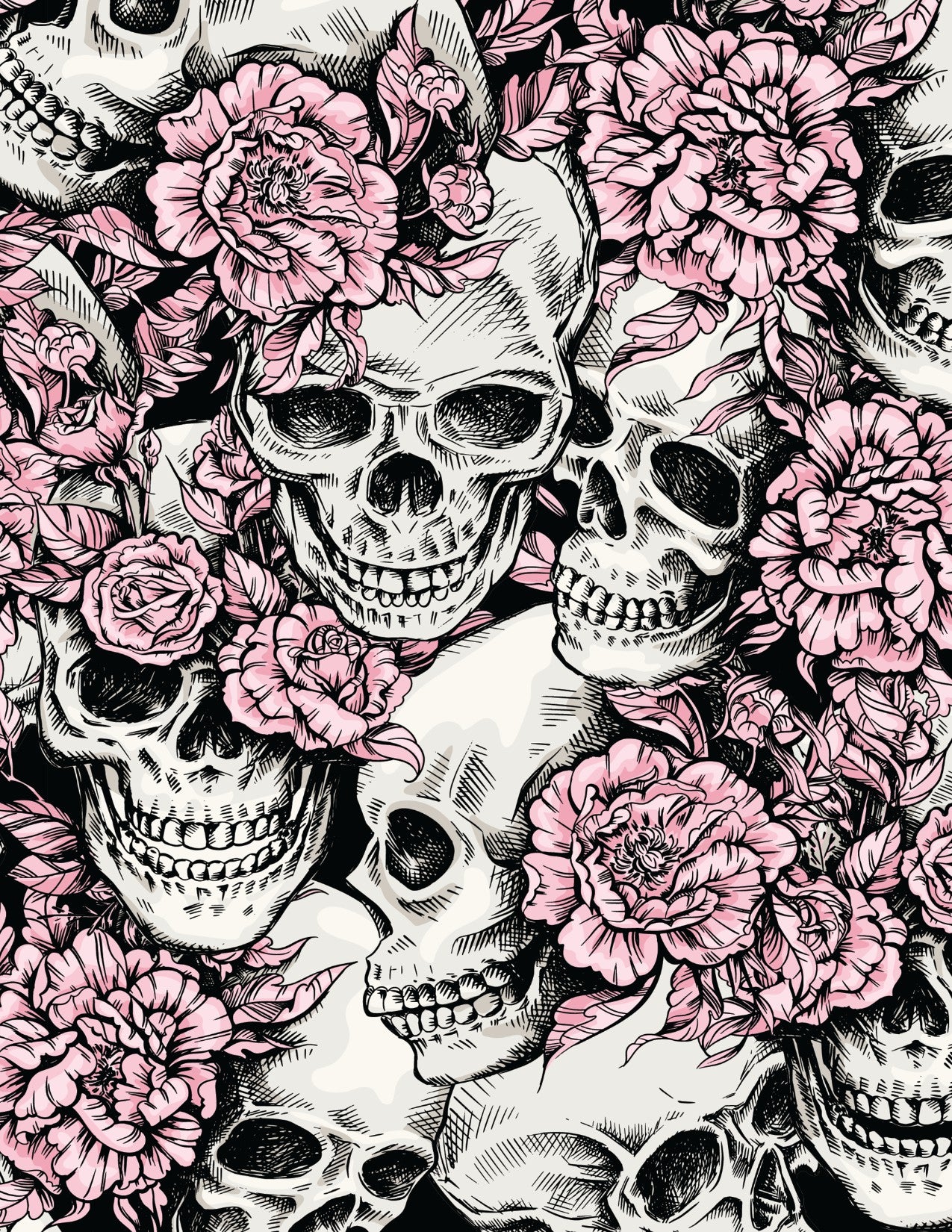 Floral Skull