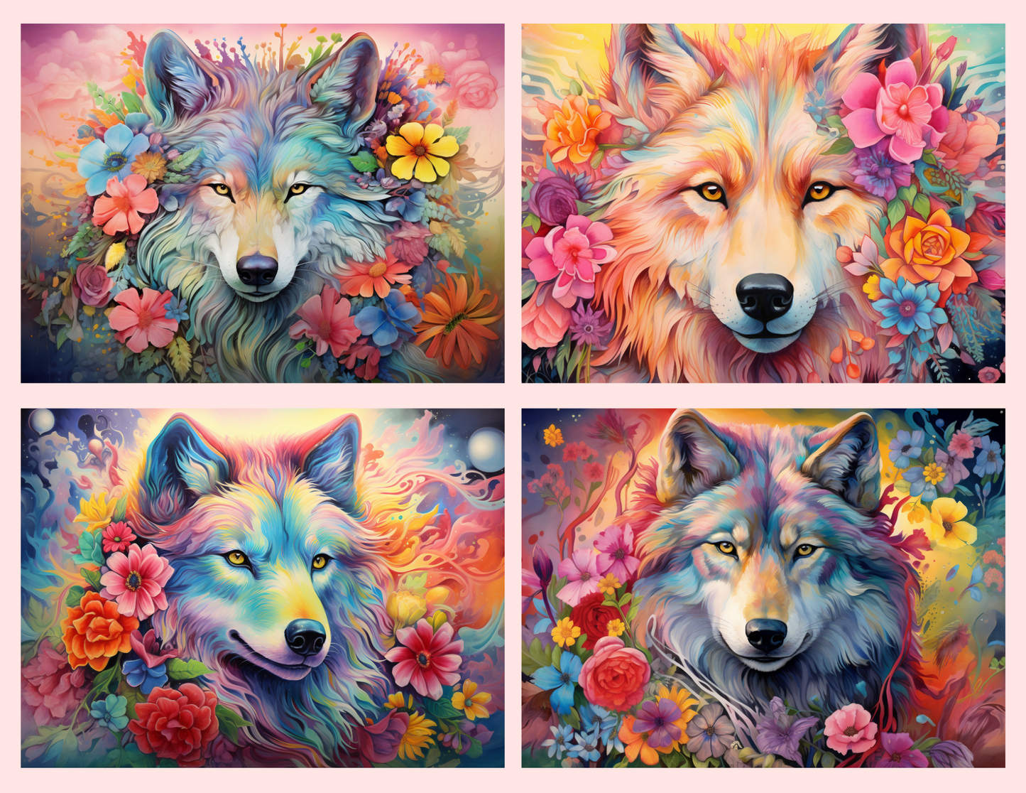 Floral Wolf