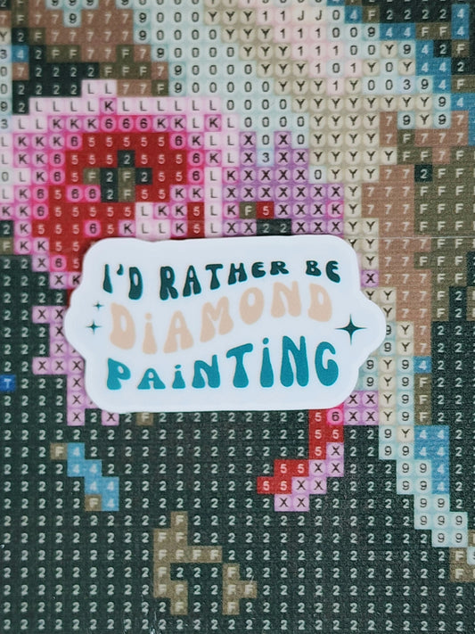 I'd Rather Be Diamond Painting Neutral