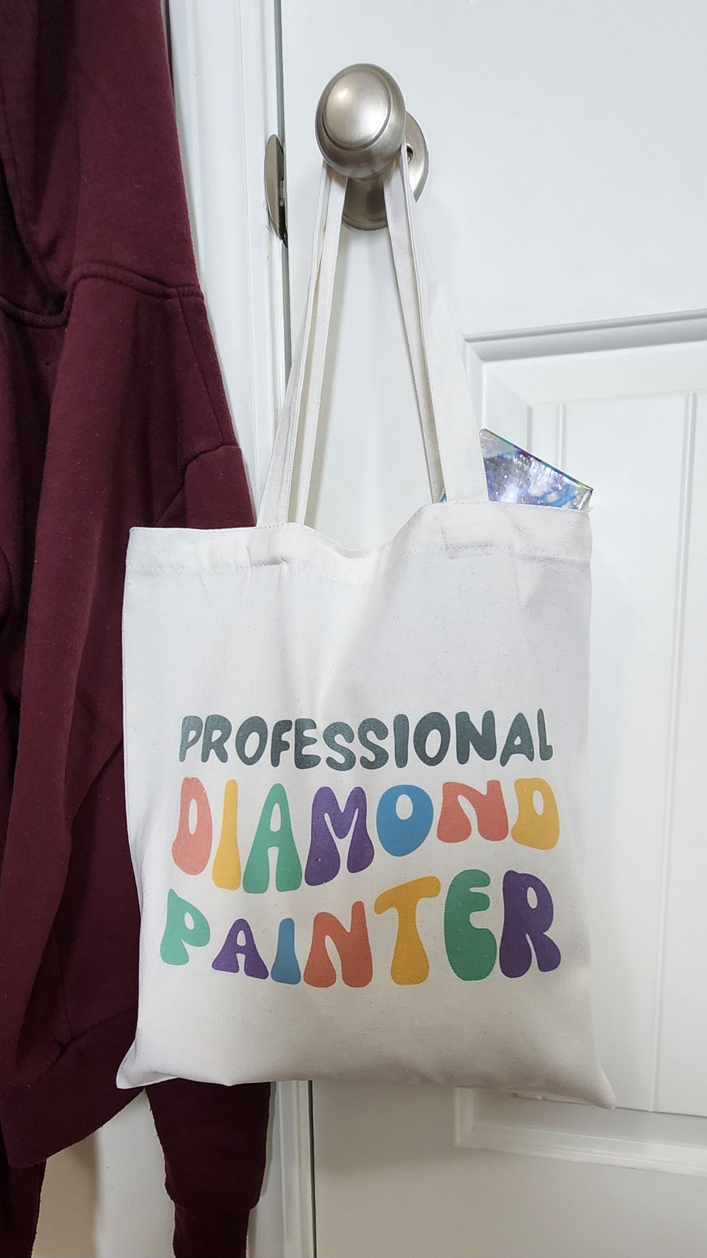 Professional Diamond Painter Tote Bag