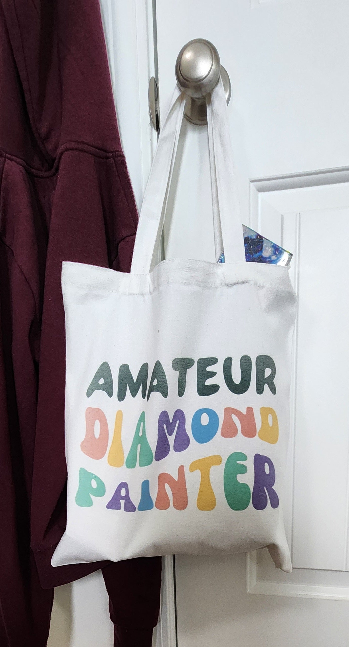 Amateur Diamond Painter Tote Bag