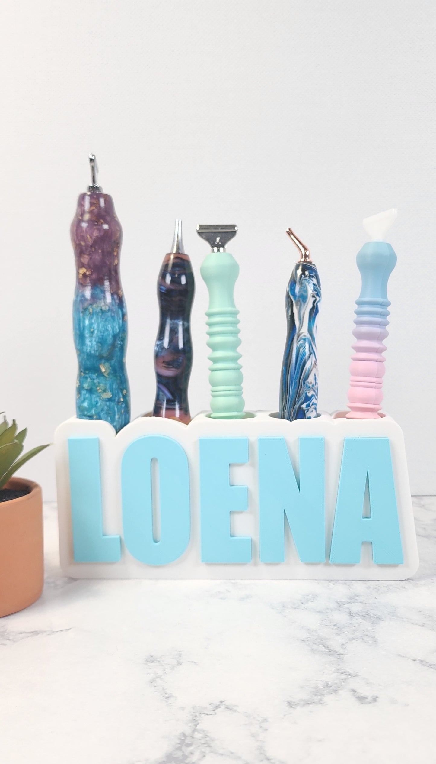 Custom Name Diamond Painting Pen Holder