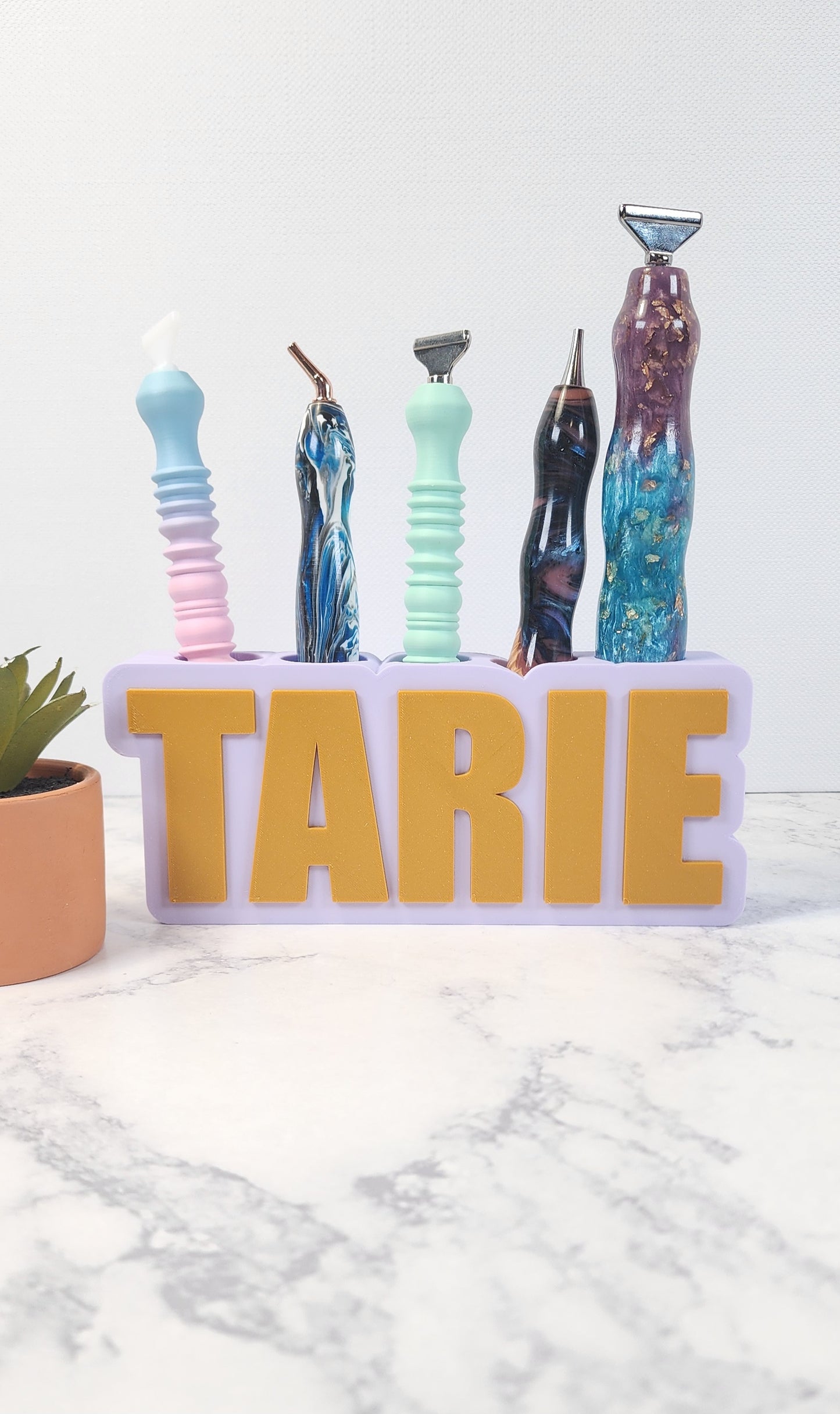 Custom Name Diamond Painting Pen Holder