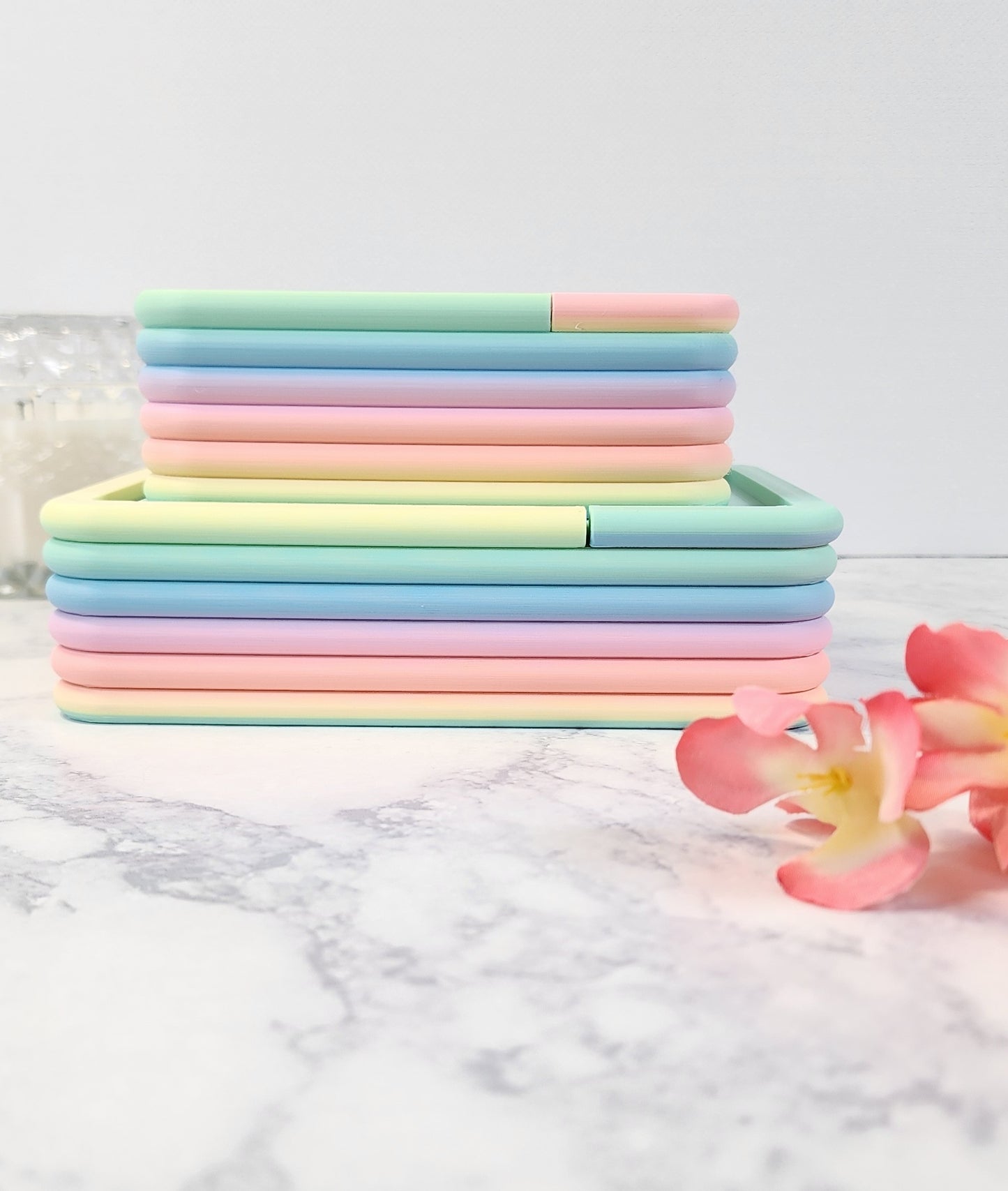 Rainbow Macarons Diamond Painting Release Paper Holder