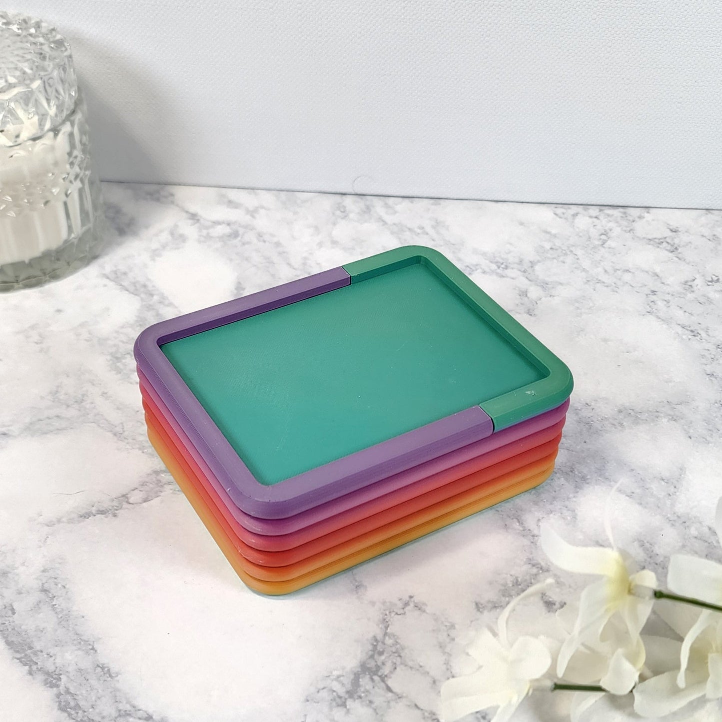 Rainbow Shaved Ice Diamond Painting Release Paper Holder