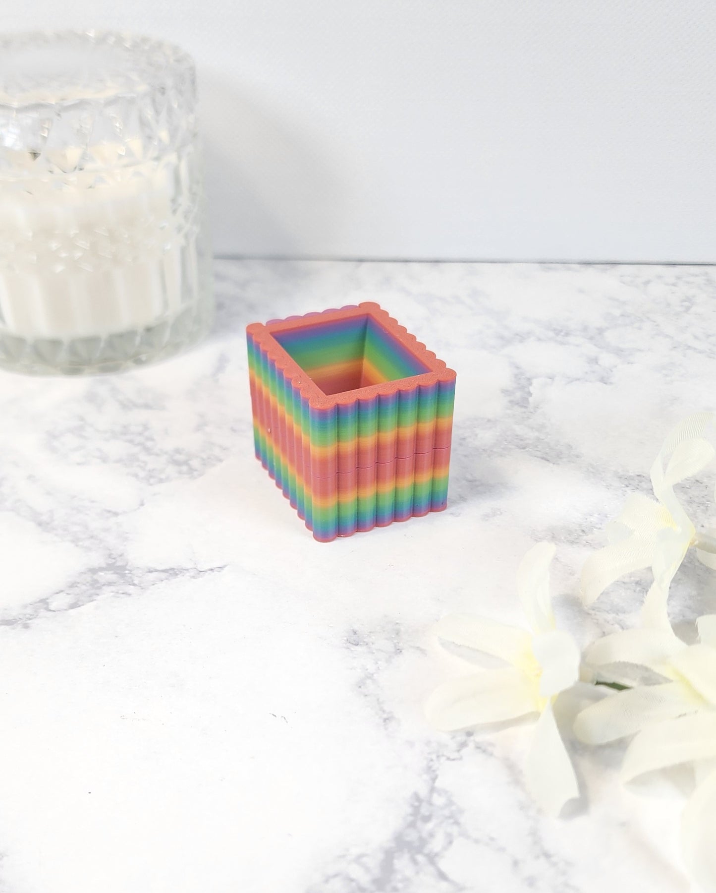 Rainbow Shaved Ice Diamond Painting Elizabeth Ward Funnel