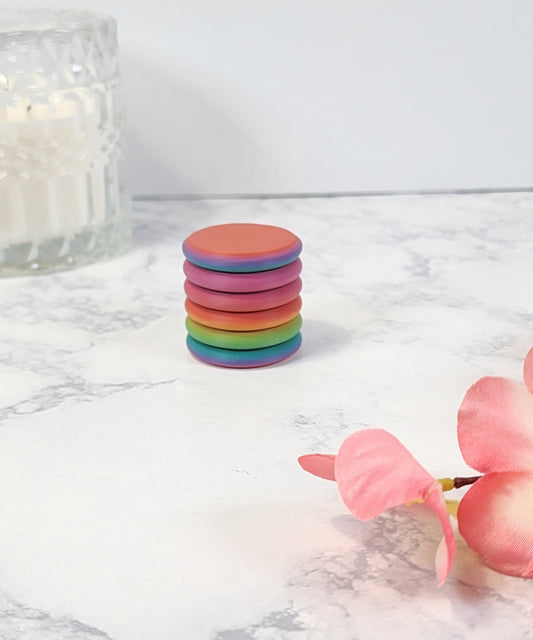 Rainbow Shaved Ice Diamond Painting Trash Minder