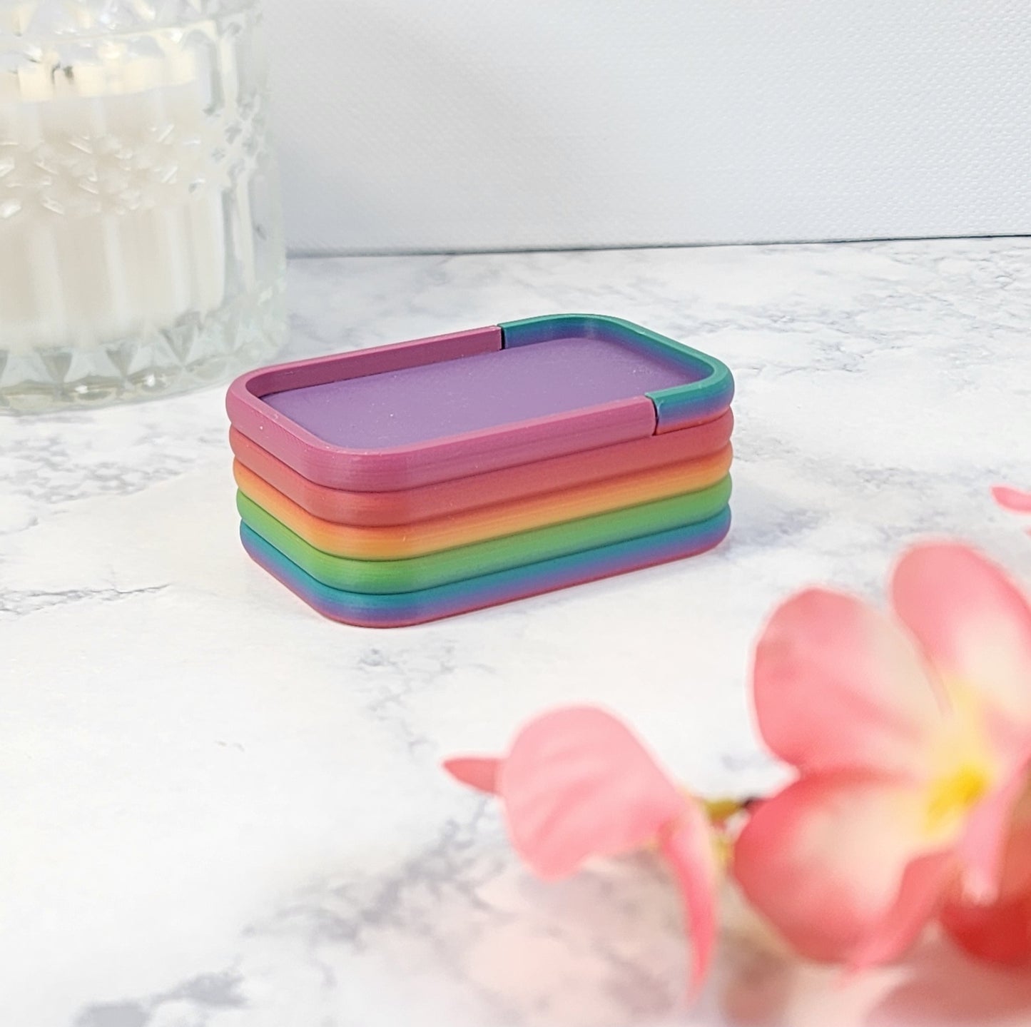 Rainbow Shaved Ice Diamond Painting Wax Box