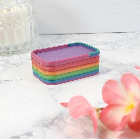 Rainbow Shaved Ice Diamond Painting Wax Box