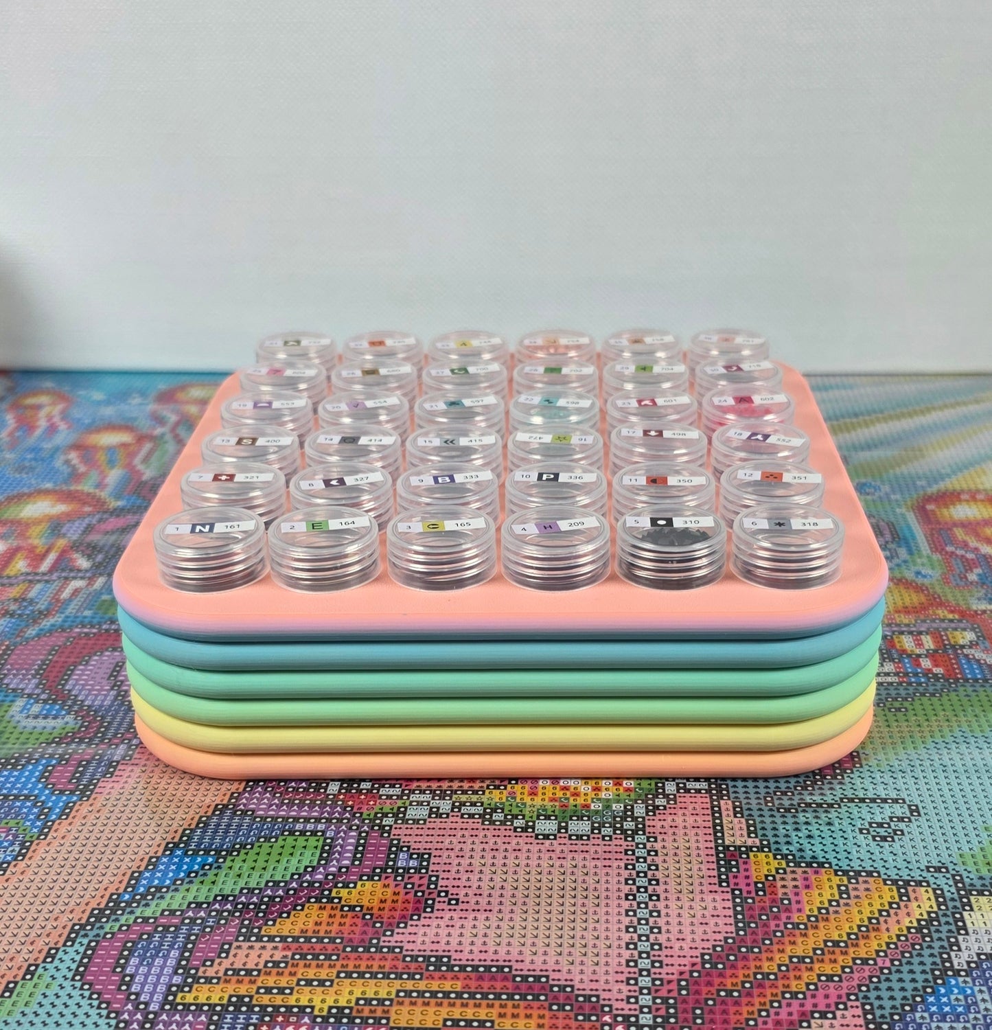 Diamond Painting Round Container Holder