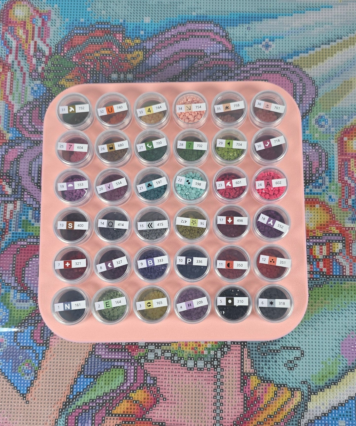 Diamond Painting Round Container Holder