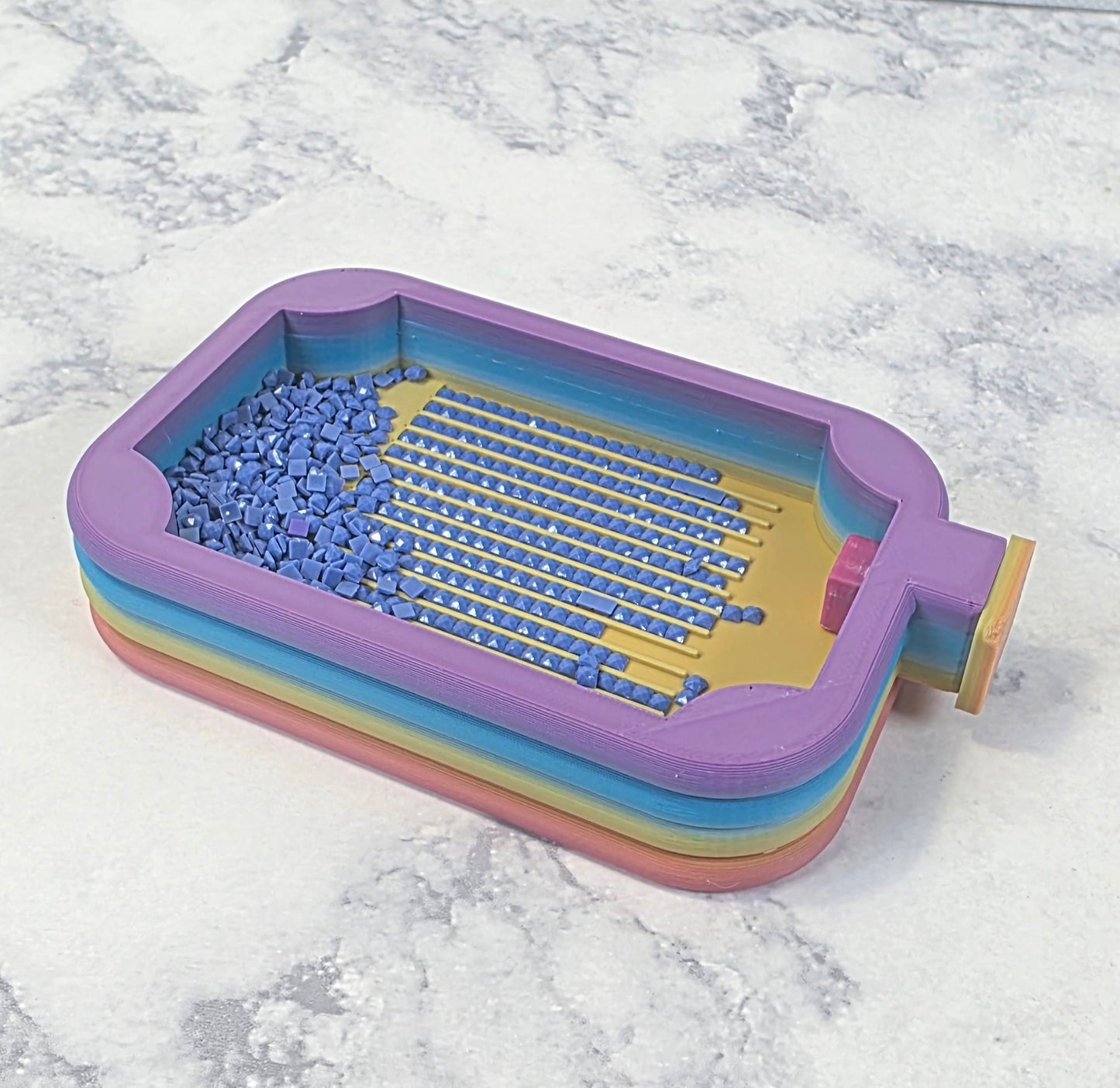 Rainbow Pie Diamond Painting Tray