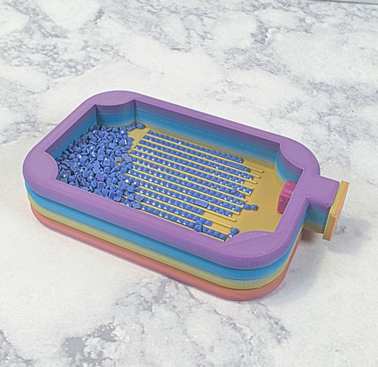 Rainbow Pie Diamond Painting Tray