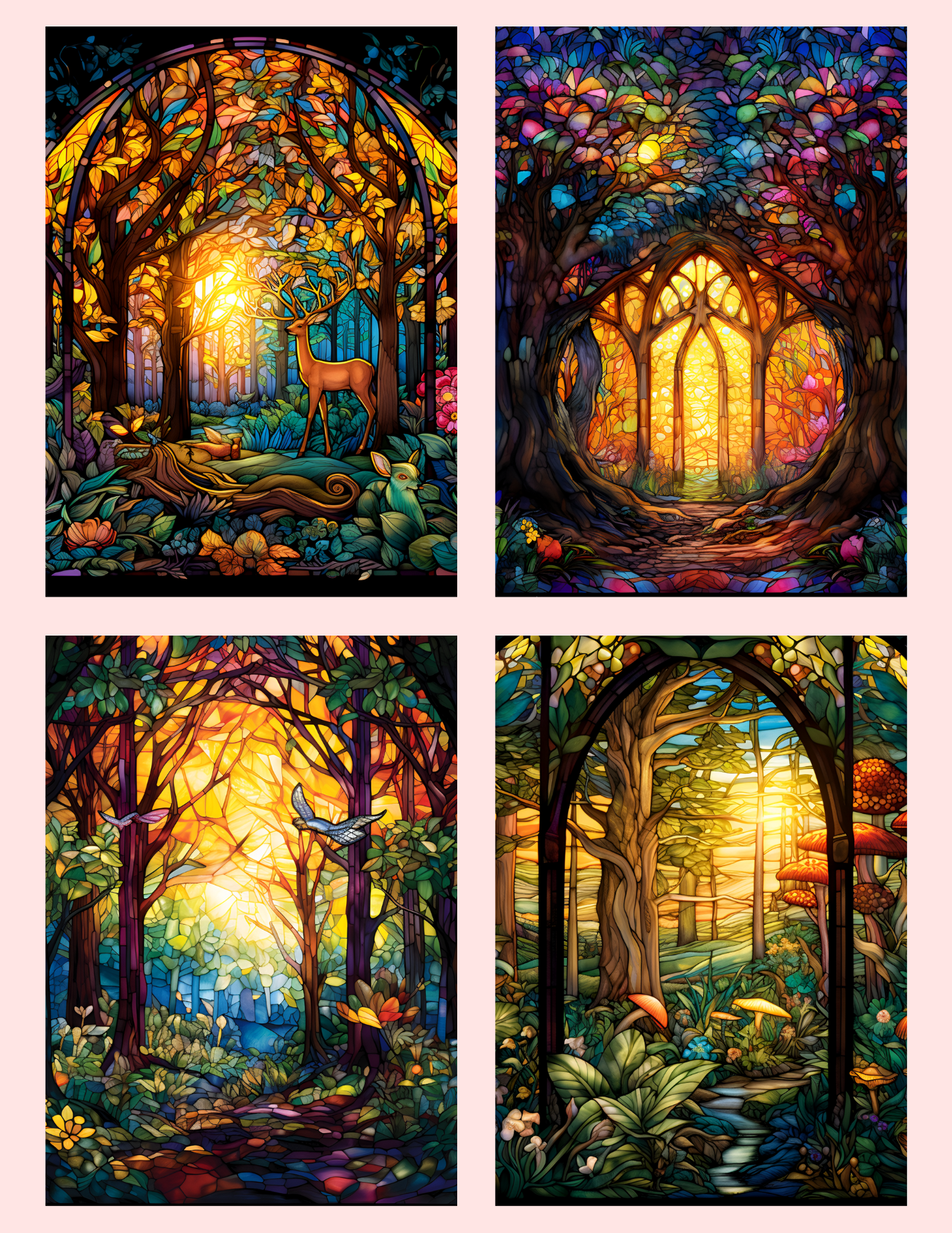 Forest Stained Glass