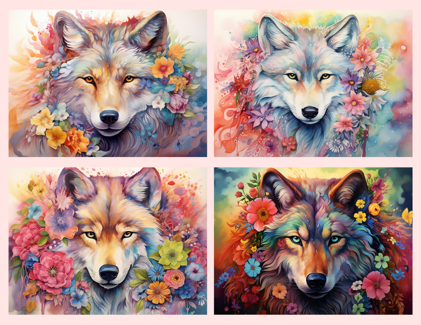 Floral Wolf