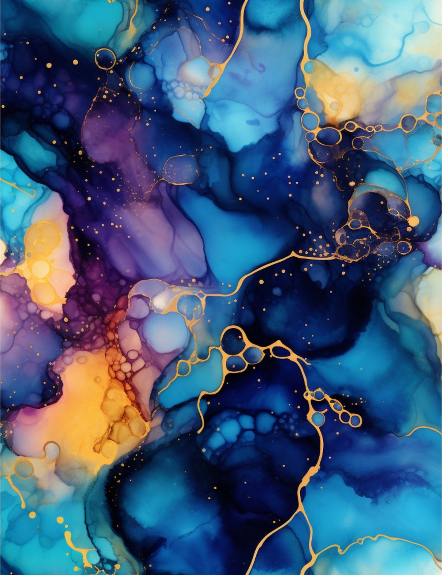 Galaxy Alcohol Ink