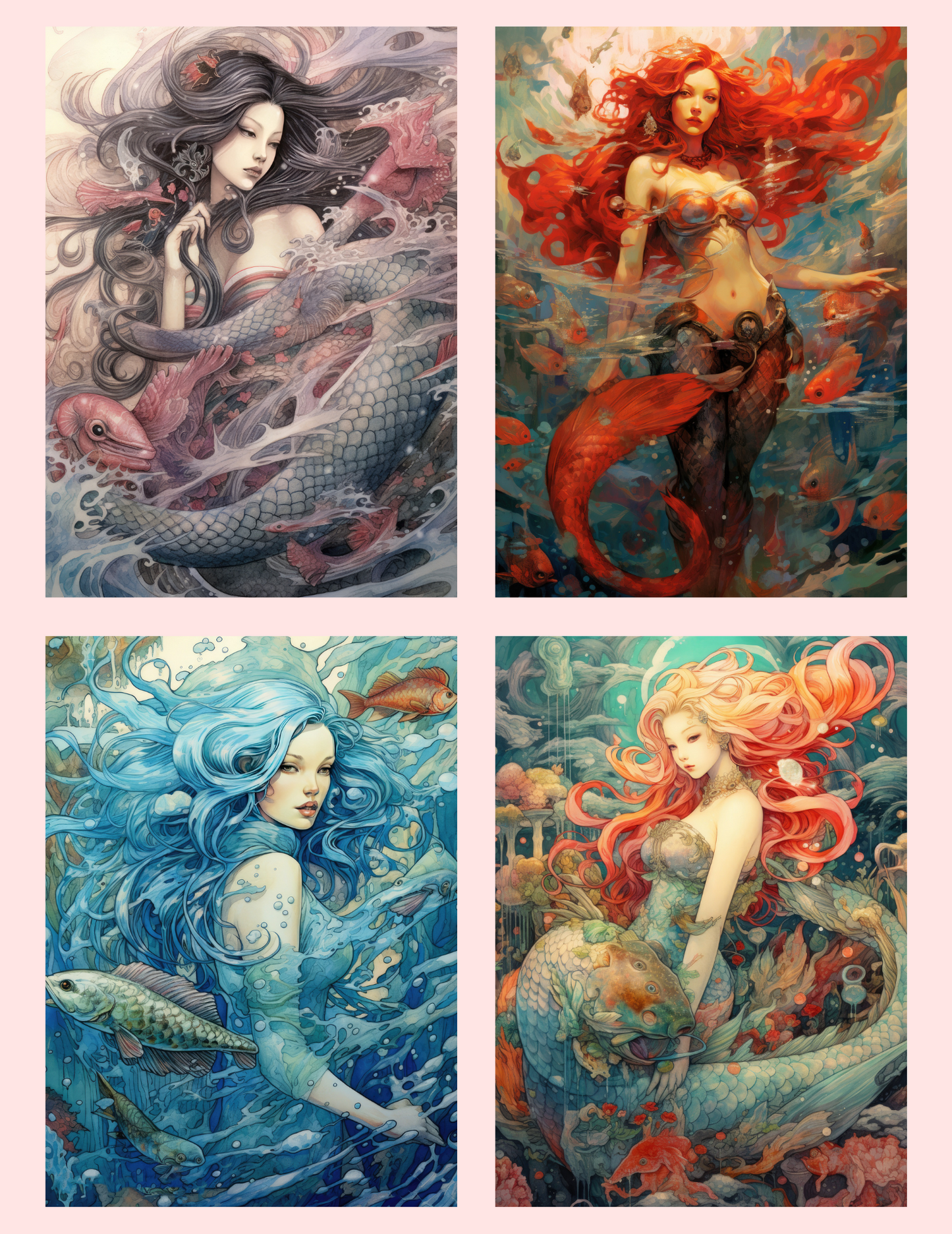 Mermaid Portraits