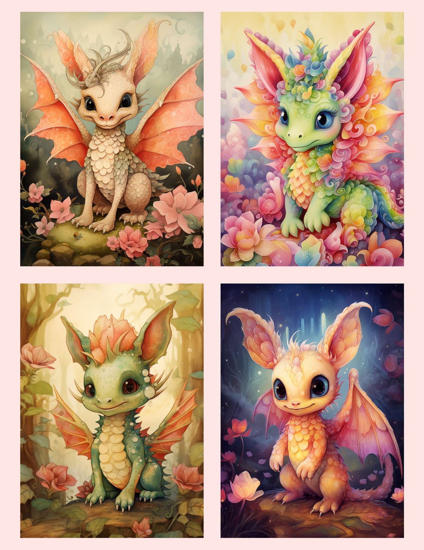 Baby Dragon Portraits