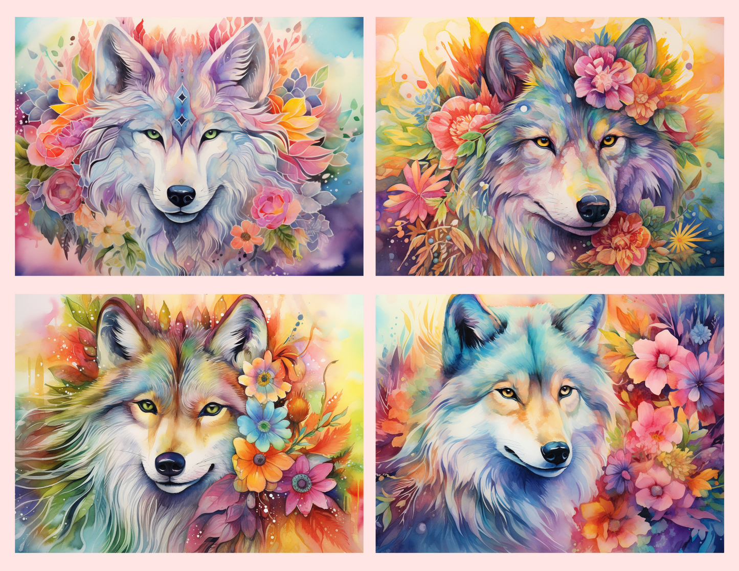 Floral Wolf