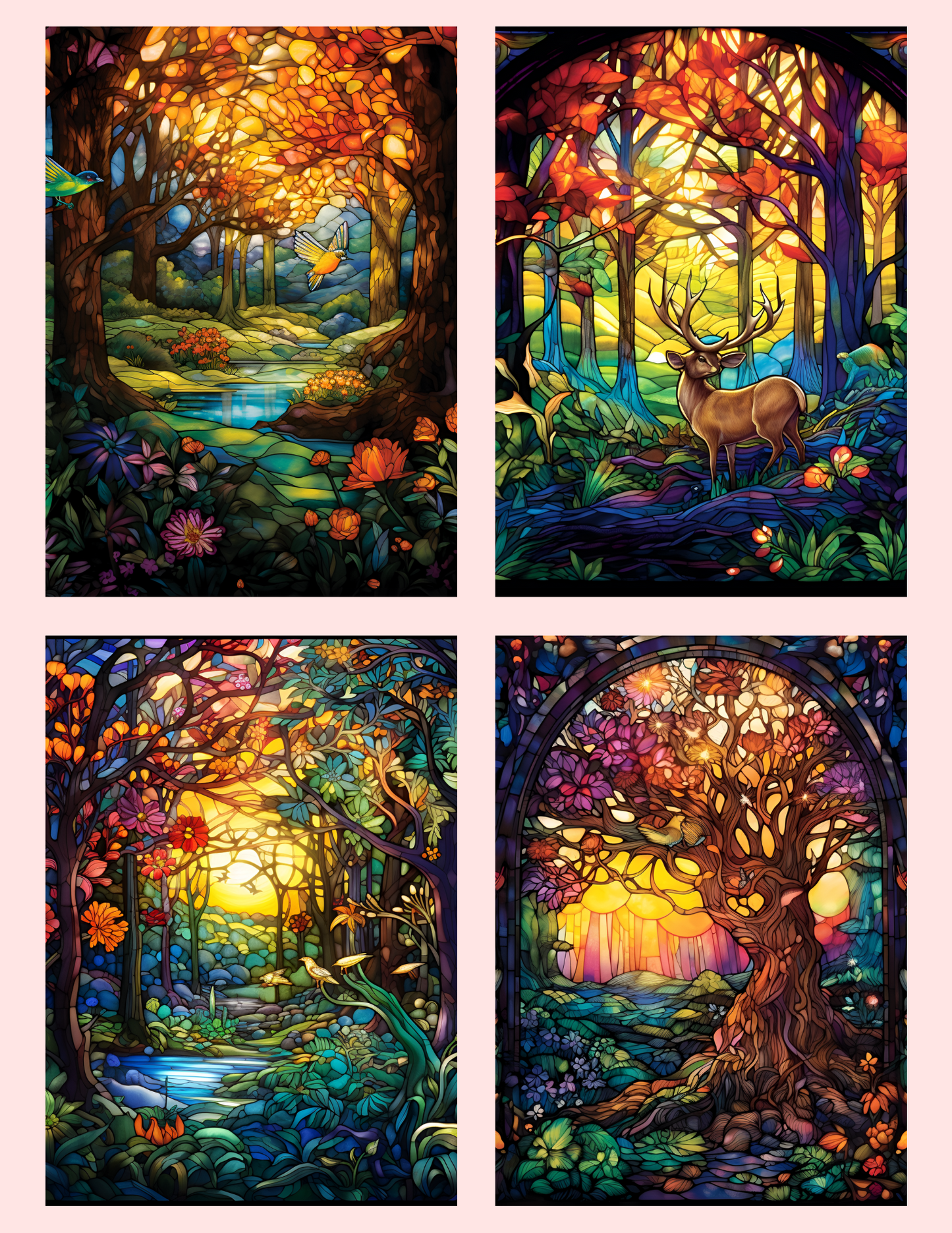 Forest Stained Glass