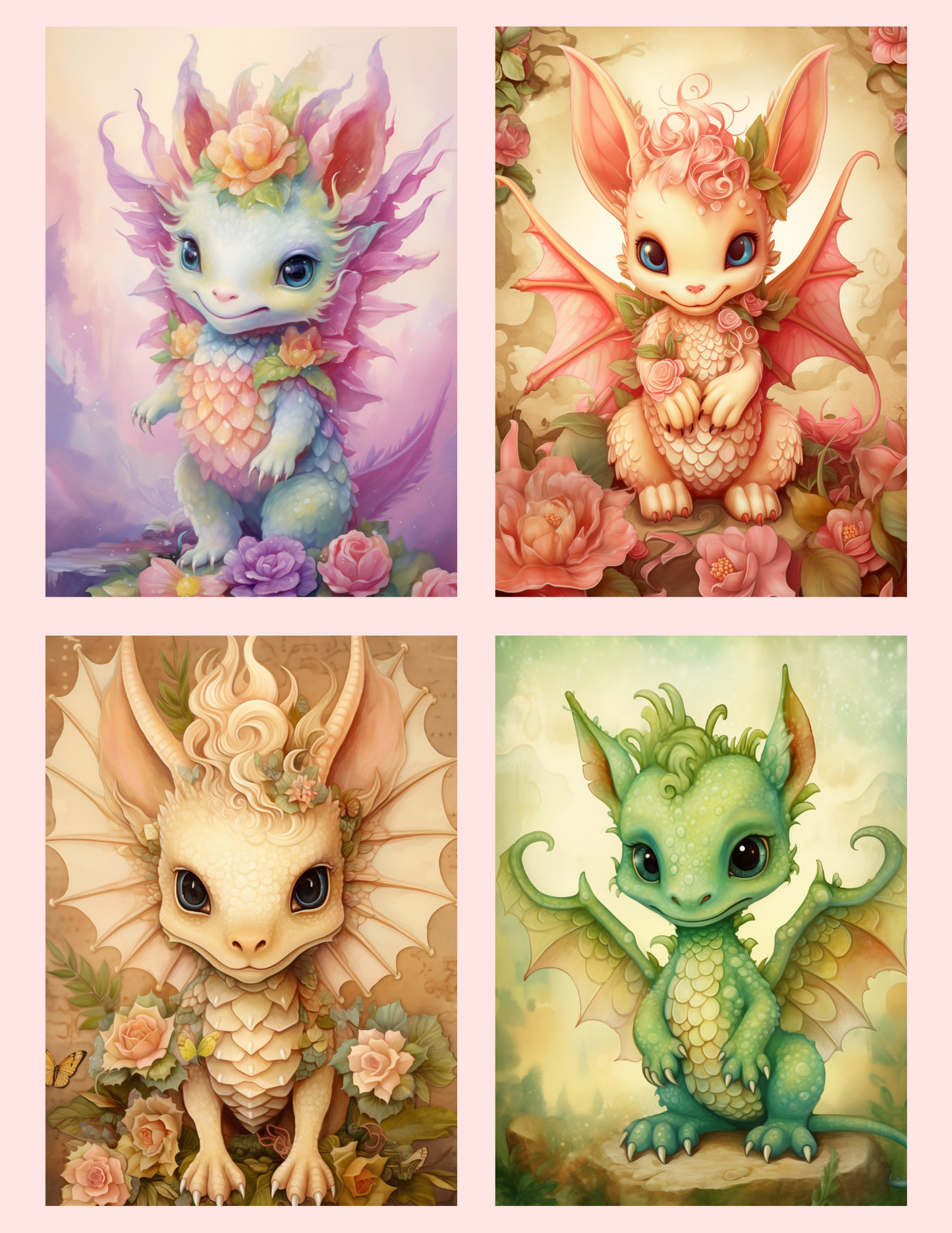 Baby Dragon Portraits