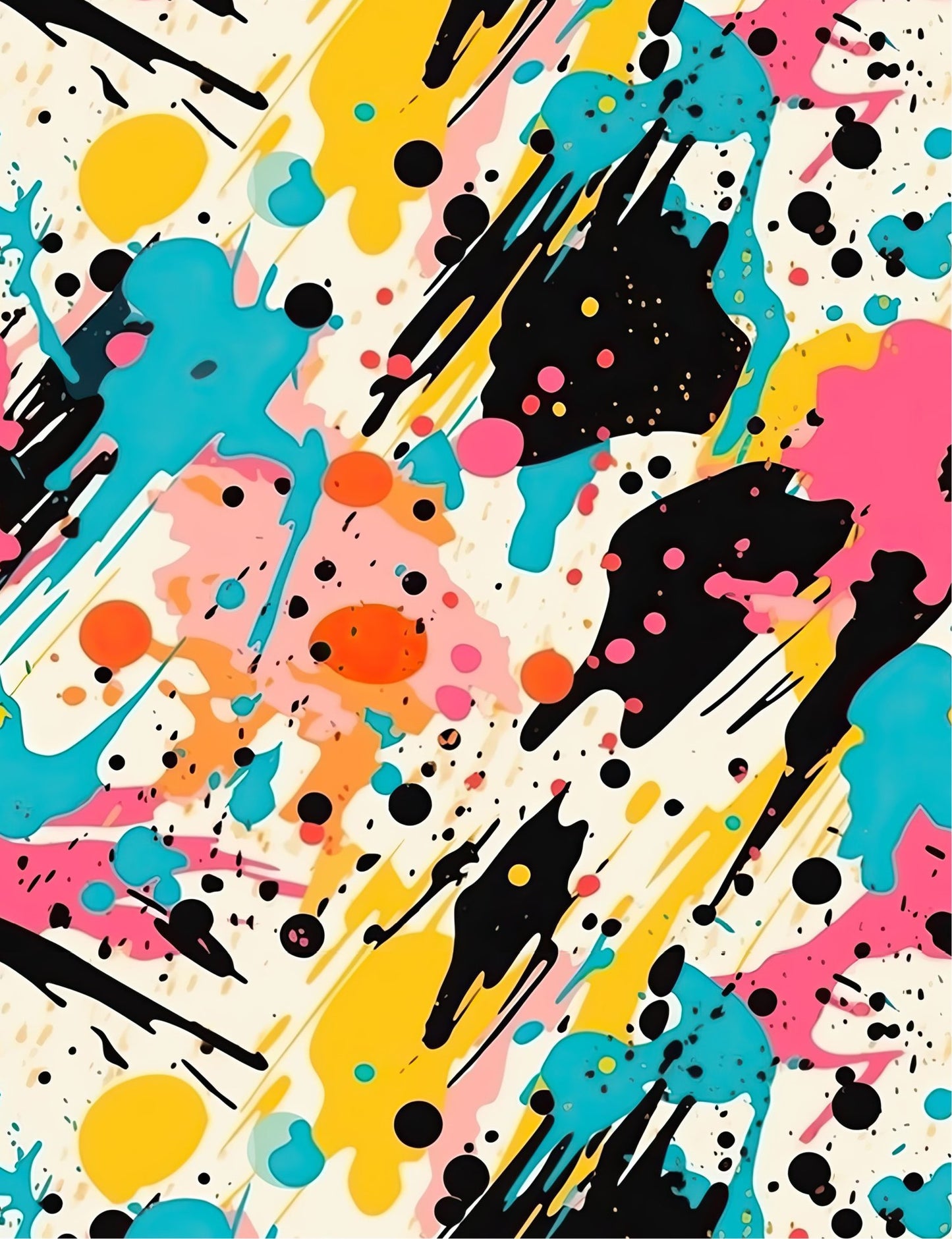 Abstract Splatter