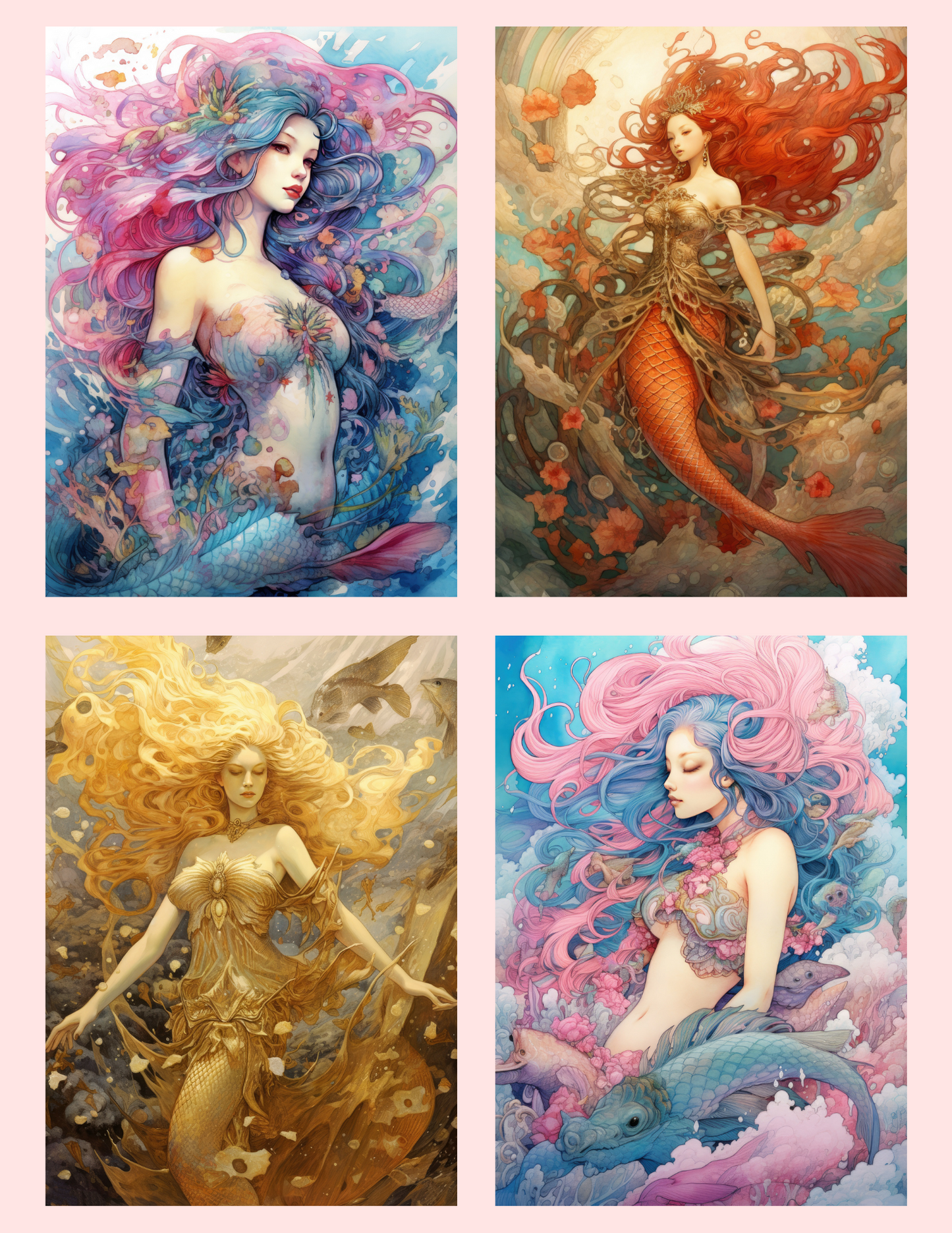 Mermaid Portraits