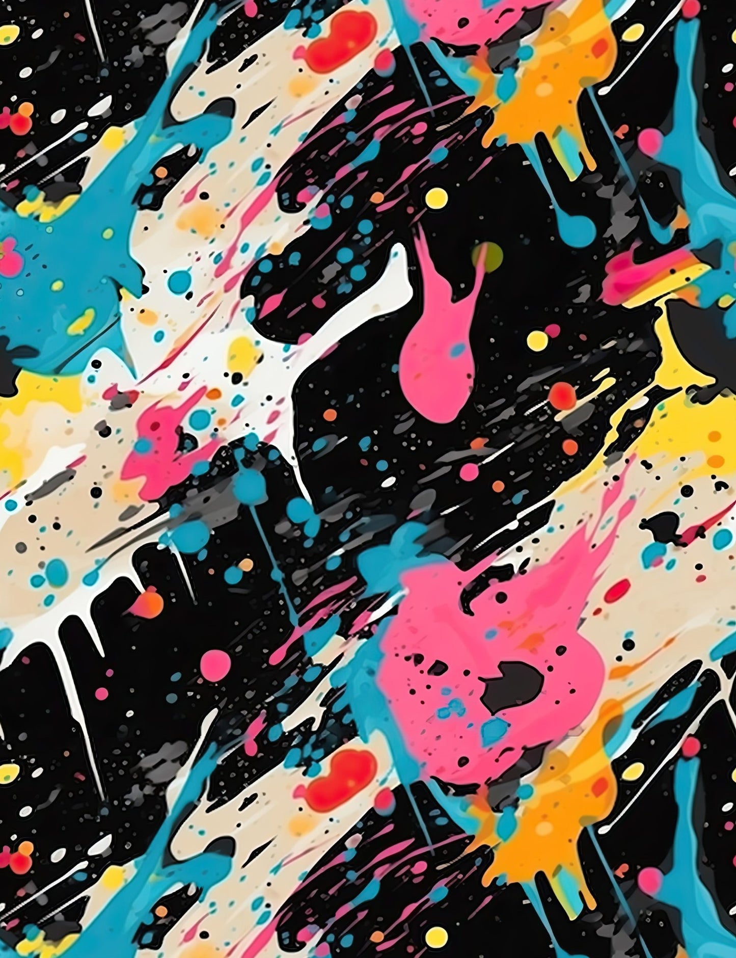 Abstract Splatter