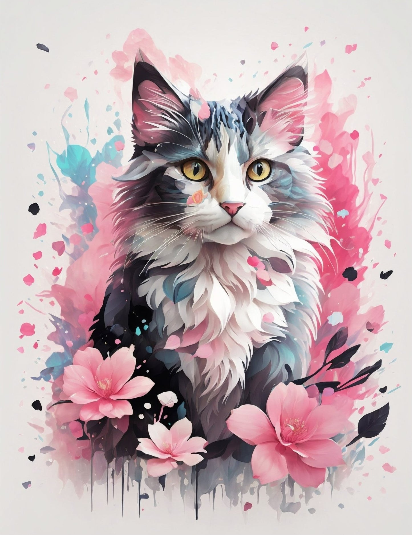 Watercolor Cat