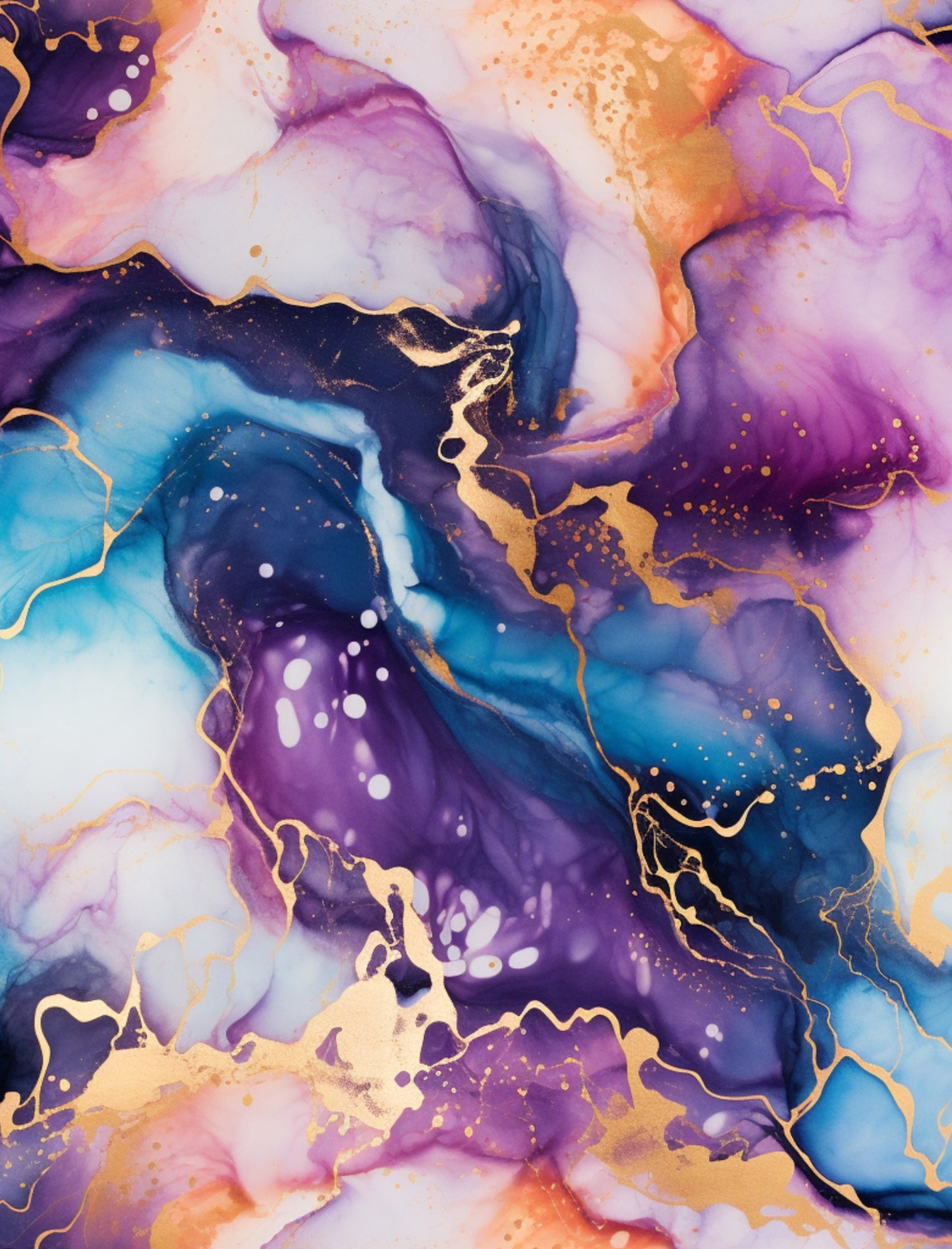 Galaxy Alcohol Ink