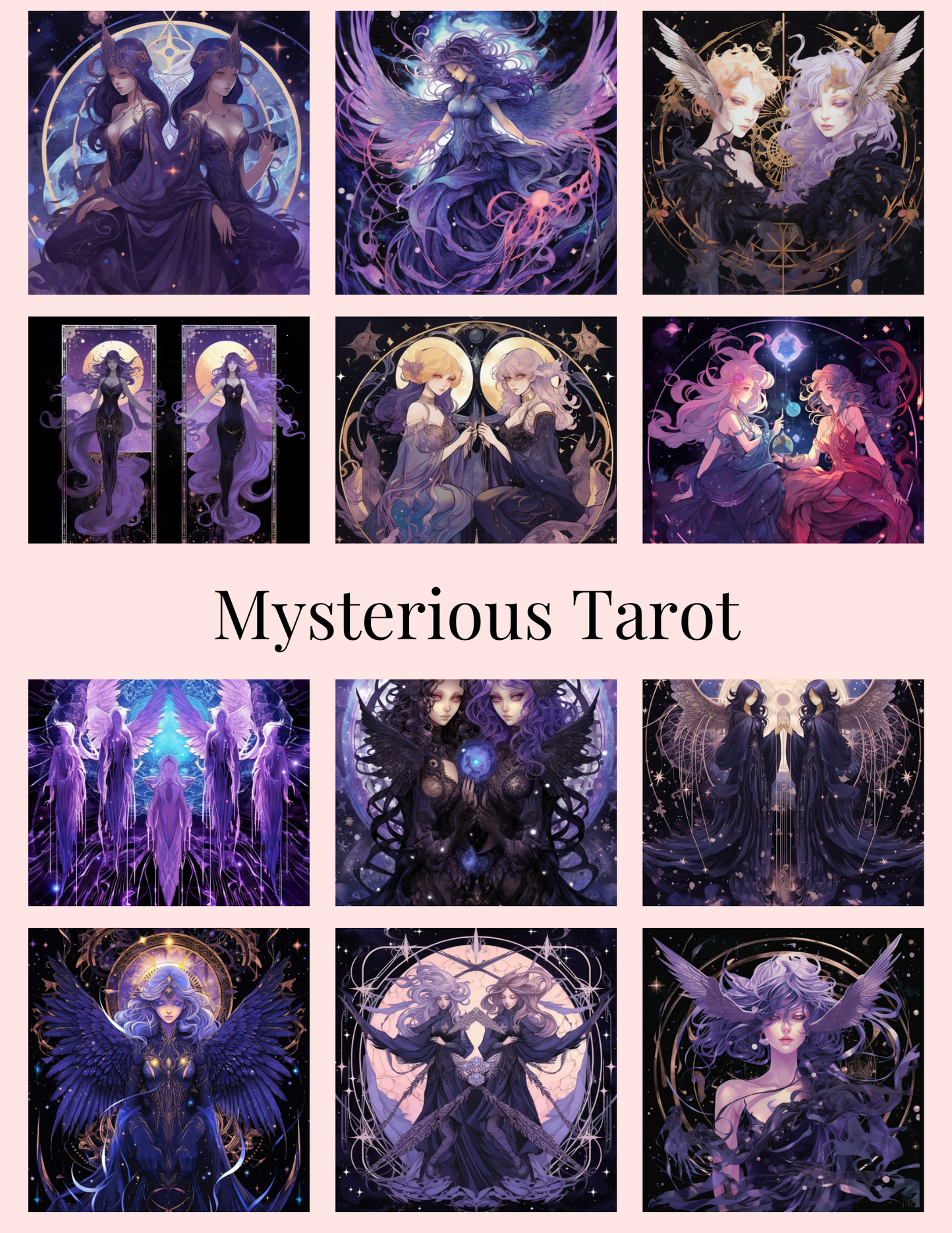 Mysterious Tarot Section Sticker