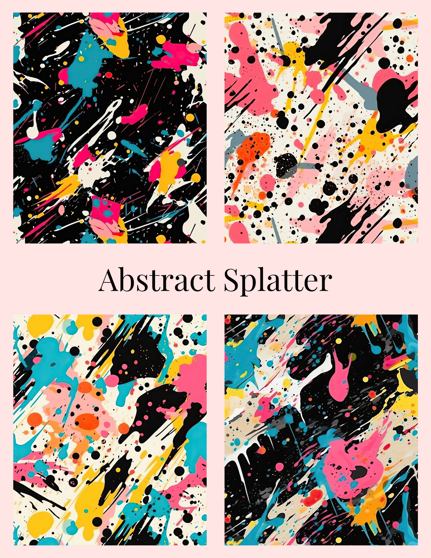 Abstract Splatter