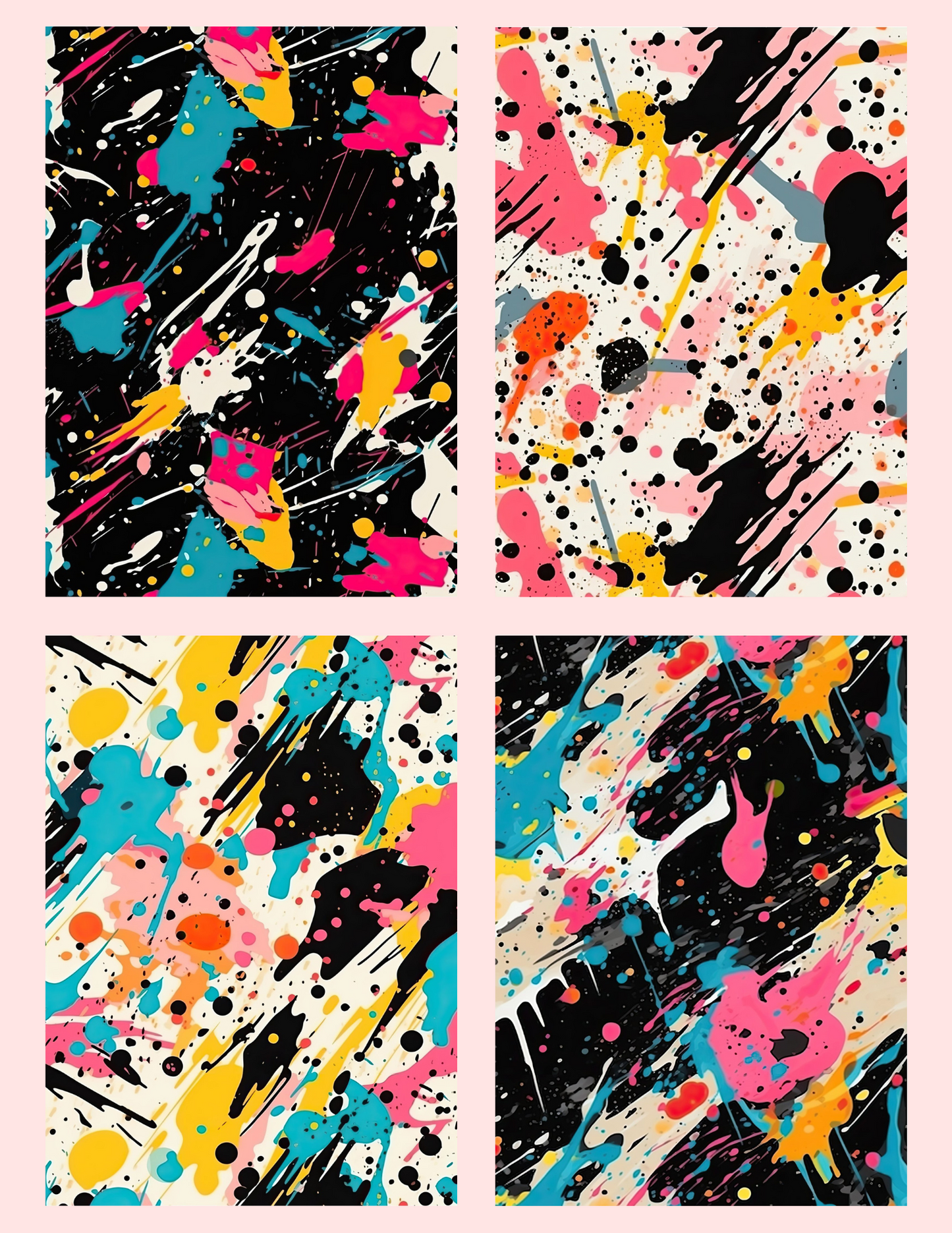 Abstract Splatter