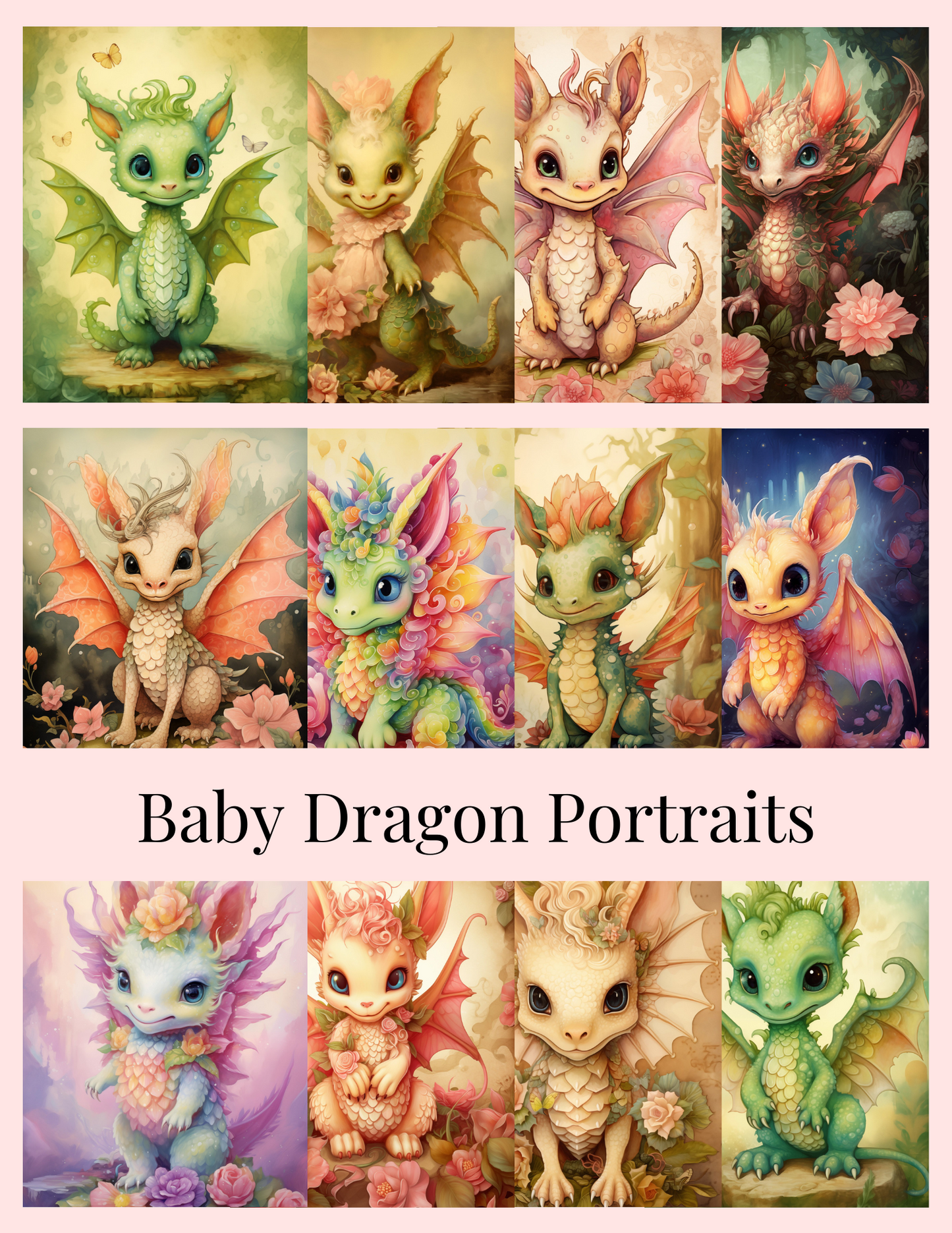 Baby Dragon Portraits