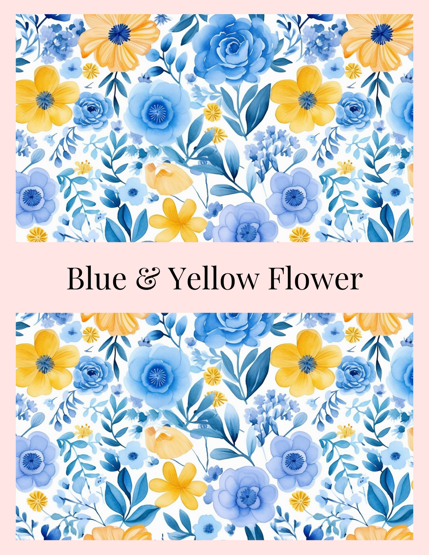 Blue & Yellow Flower