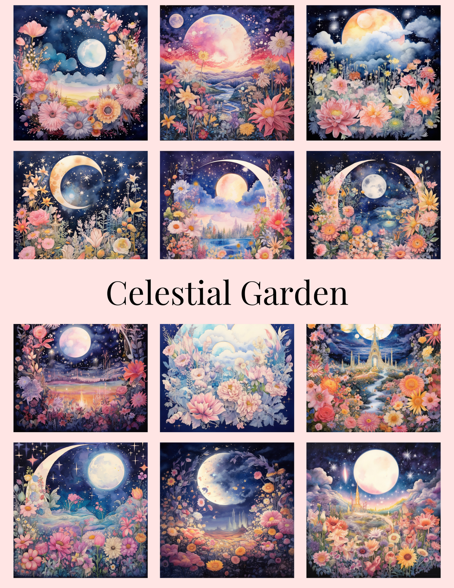 Celestial Garden Section Sticker