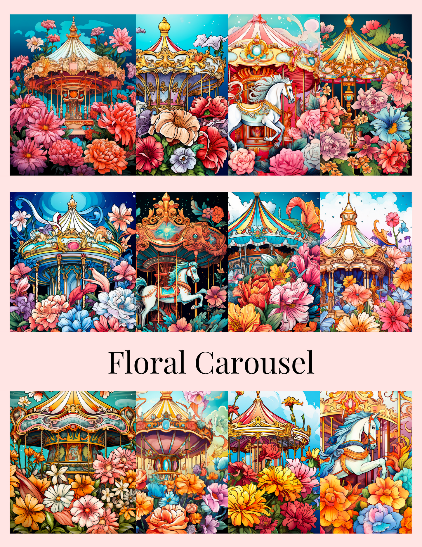 Floral Carousel