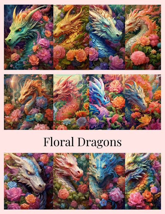 Floral Dragons