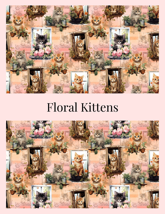 Floral Kittens