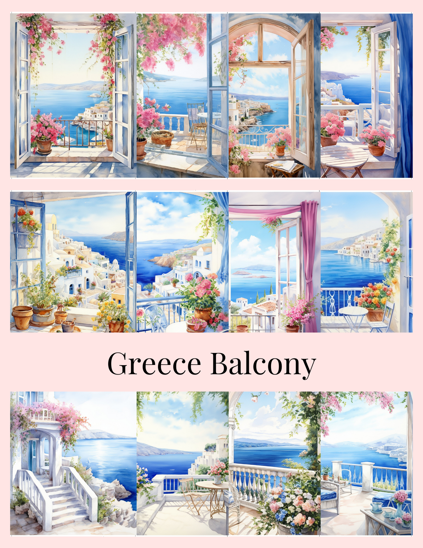 Greece Balcony