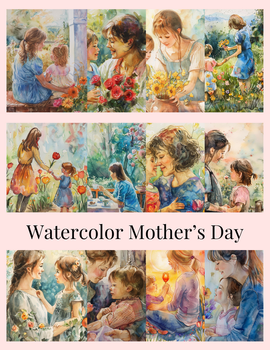 Watercolor Mother's Day