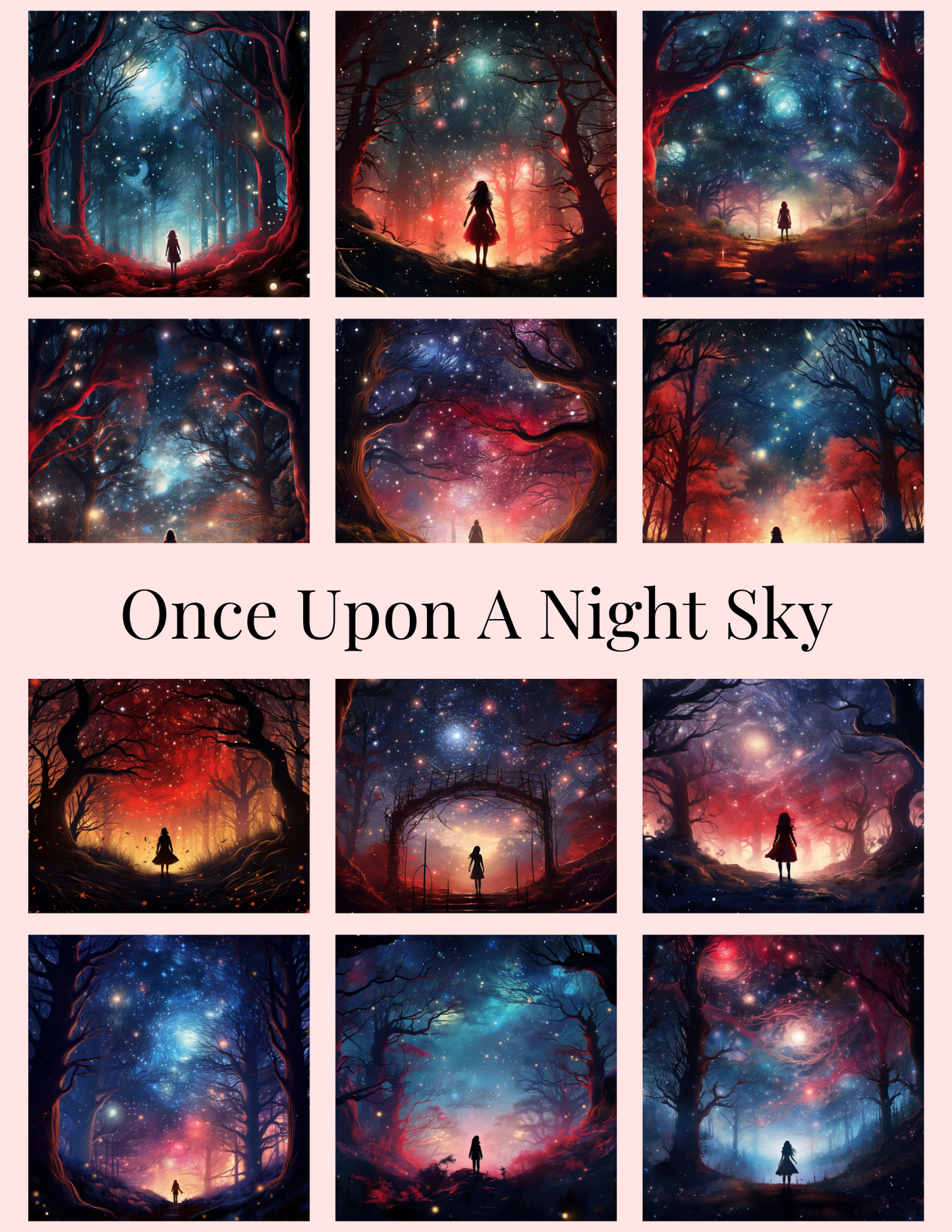 Once Upon A Night Sky Section Sticker