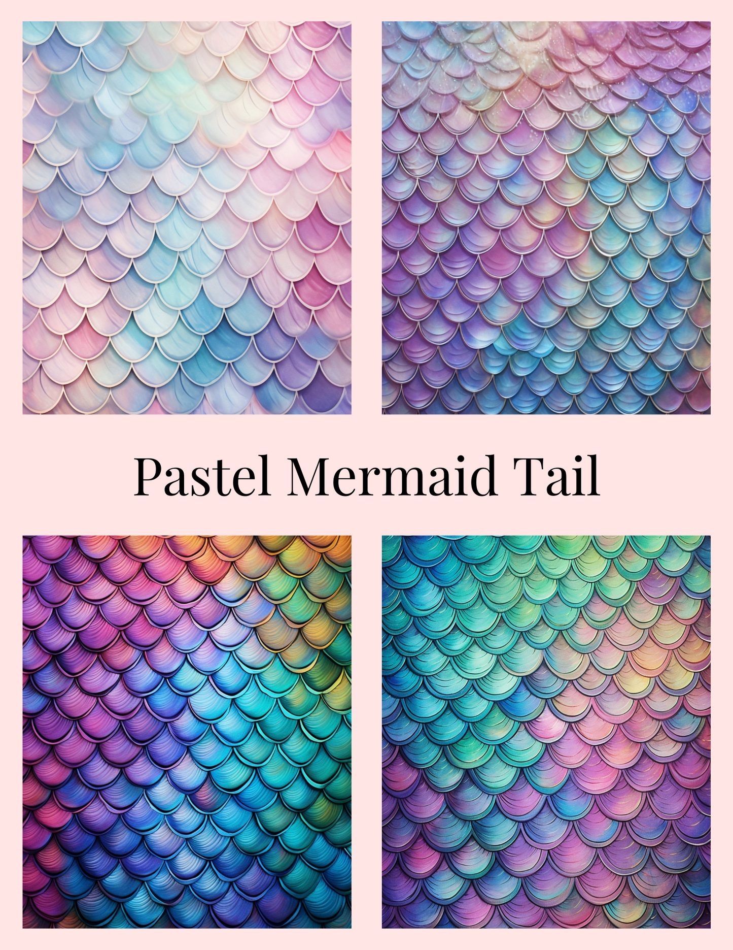 Pastel Mermaid Tail