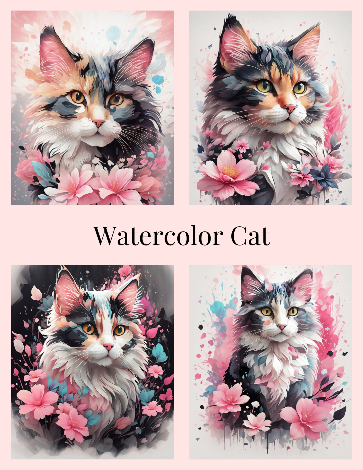 Watercolor Cat