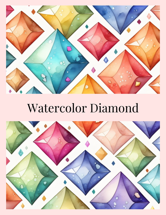 Watercolor Diamond